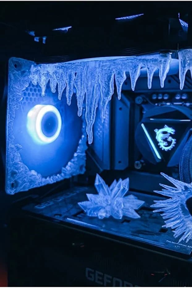 Gaming Kasa İçi Buz Dekor Seti