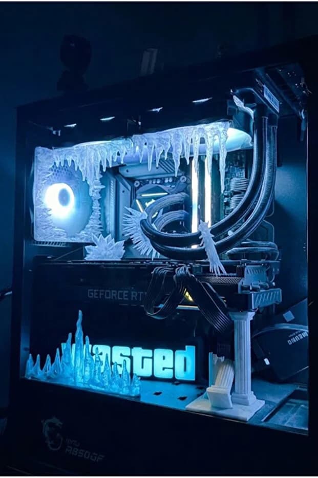 Gaming Kasa İçi Buz Dekor Seti - 2